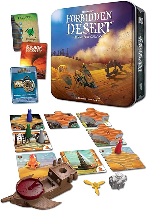 Gamewright 禁断の砂漠 Forbidden Desert　缶箱入り