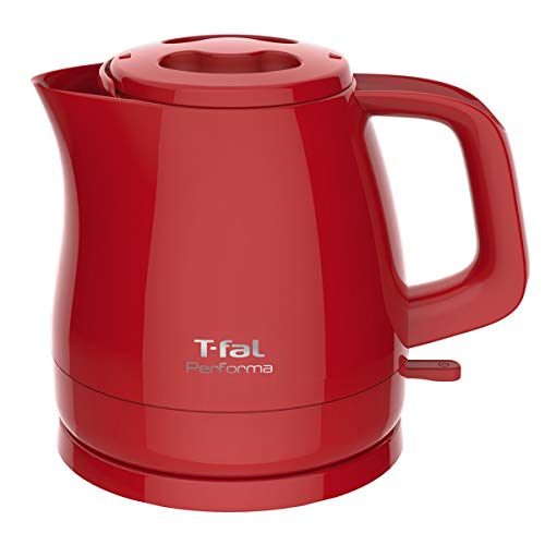 電気ケトル T-fal (ティファール) パフォーマ レッド 電気ケトル0.8L コンパクト 空焚き防止 自動電源OFF フタ取り外し可 お手入れ簡単 KO1535JP