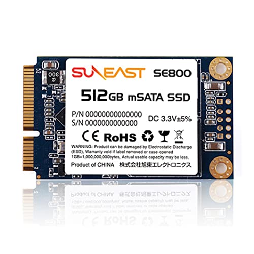 SUNEAST サンイースト SSD 内蔵SSD mSATA 3.0 6Gb/s 3D TLC 国内3年保証 (512GB)