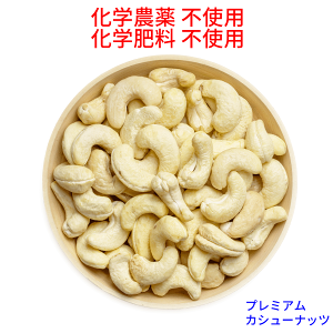 プレミアム　カシューナッツ　（生・無塩）IMO認定品　480g　チャック付　非燻蒸　(化学農薬・化学肥料）不使用栽培 ☆無添加無漂白固まりだけでなく小片や少量の粉が入っている場合がありますのでご了承の上、よろしくお願いします。