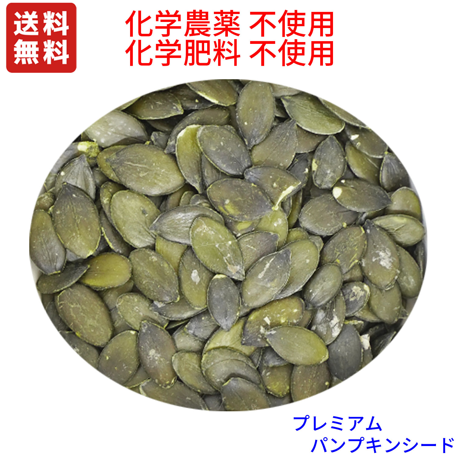 無添加・無塩　オーストリア産　生 パンプキンシード 1kg×3　無農薬(化学農薬不使用)栽培　このペポカボチャの種はローストして食べるだけでなく、最高品質のオイルがとれ、オイルアワードでは金メダルを獲得しています