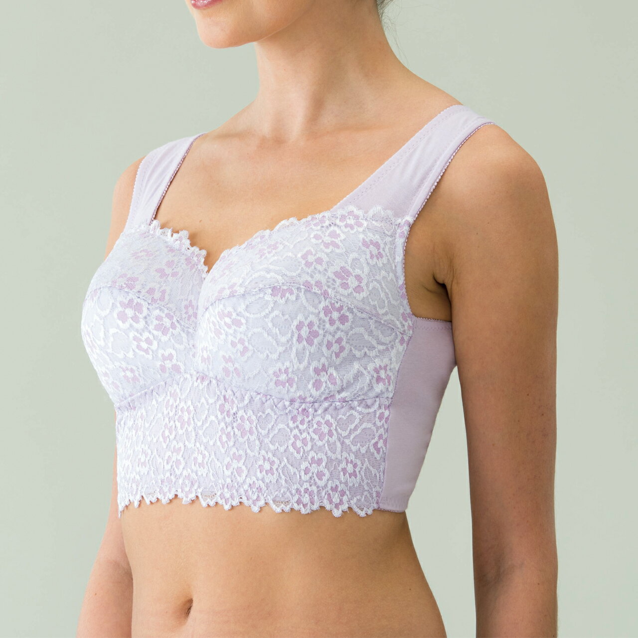 DN-0287-d レーシーらくらくブラ6色組 3L