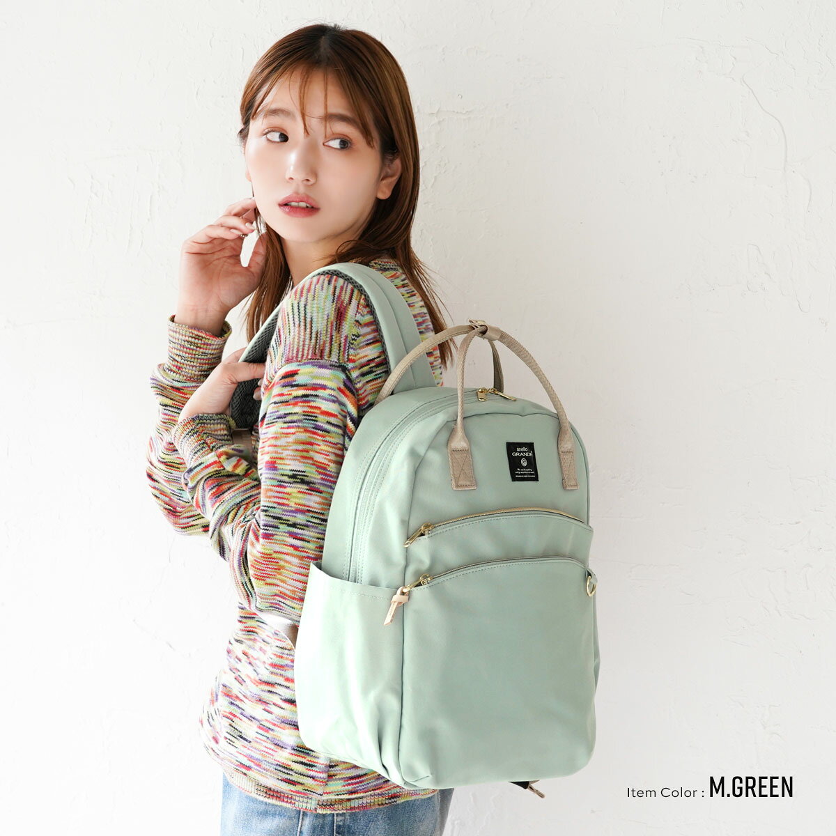 リュック レディース トートバッグ 通勤 女子 17L 軽い アネロ anello ポケット多...