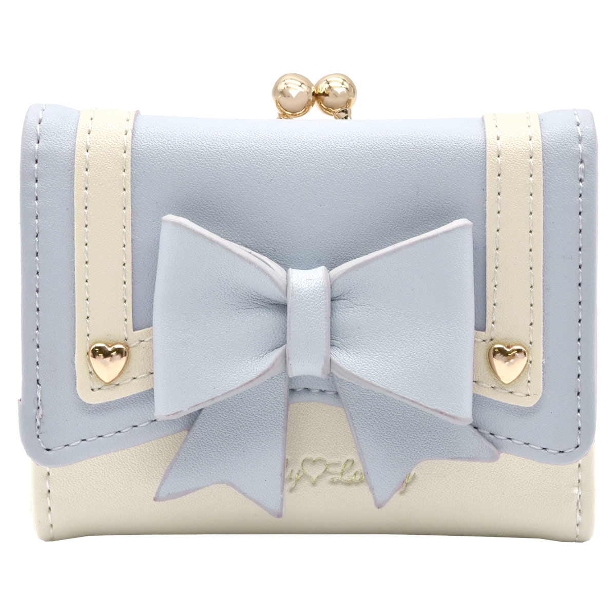 【まとめ割最大15％OFF】リボン モチーフ りぼん 折りたたみ 三つ折り財布 ピンク がま口 レディース 可愛い メルヘン ゆめかわ ロリータ 地雷 ガーリー セーラー 韓国 女の子