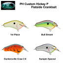 PH Custom Lures Hickey P PH カスタム ルアーズ ヒッキー P バスフィッシング 　フラットサイドクランク　ハンドメイドルアー