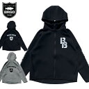 パーカー BASS BRIGADE バスブリゲード BCZP03 ジップパーカー BB CHAIN LOGO TECH FULL ZIP HOODIE バスフィッシング デプス バス釣り アウトドア フィッシングブランド