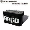 タックルケース BASS BRIGADE バスブリゲード BRGD TACKLE CASE - BLACK BBTC-A12 タックルケース EVA バス釣り ...