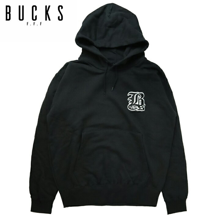 BUCKS B LOGO HOODIE バックス パーカー パイル フーディー スウェット バス釣り 釣り 琵琶湖 スケボー おしゃれ オシャレ