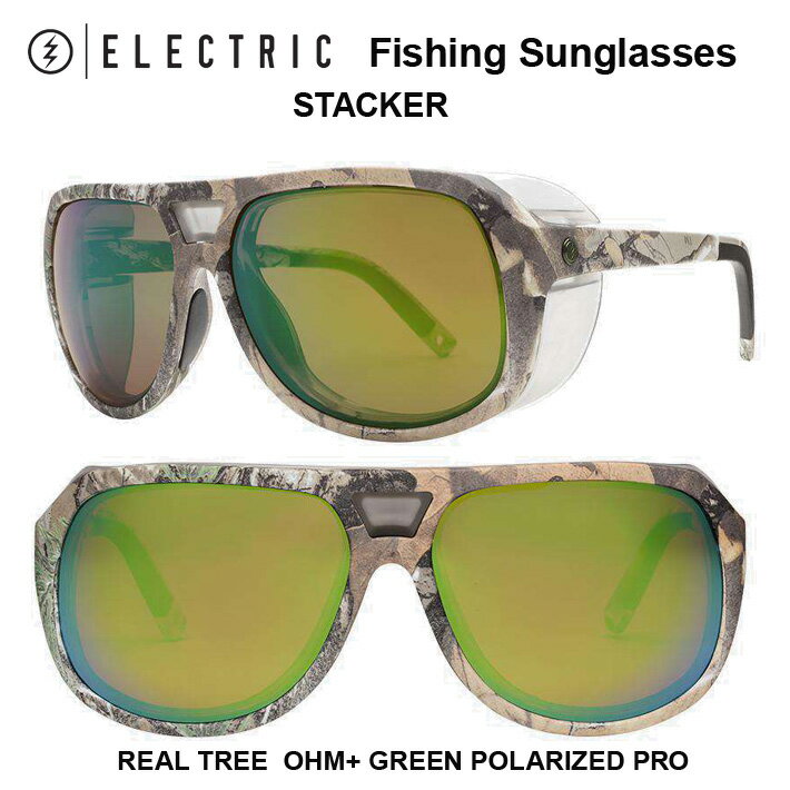 ELECTRICFISHINGSUNGLASSSTACKERREALTREEOHM+GREENPOLARIZEDPRO쥯ȥå󥰥饹Υåӥи饹Х