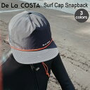 De La COSTA Surf Cap デ ラ コスタ サーフキャップ DLC Snapback Surf Cap 日焼けや紫外線から地肌と髪を保 護する定番アイテム！帽子/日よけ/サーフCAP サーフィン/マリンスポーツ/アウトドア 送料無料！ あす楽！