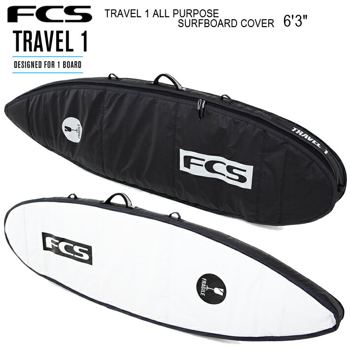 FCSե ܡɥ TRAVEL 1 ALL PURPOSE SURFBOARD COVER 63ɥ硼ȥܡ ȥ٥ѥեܡ1ܼǼС
