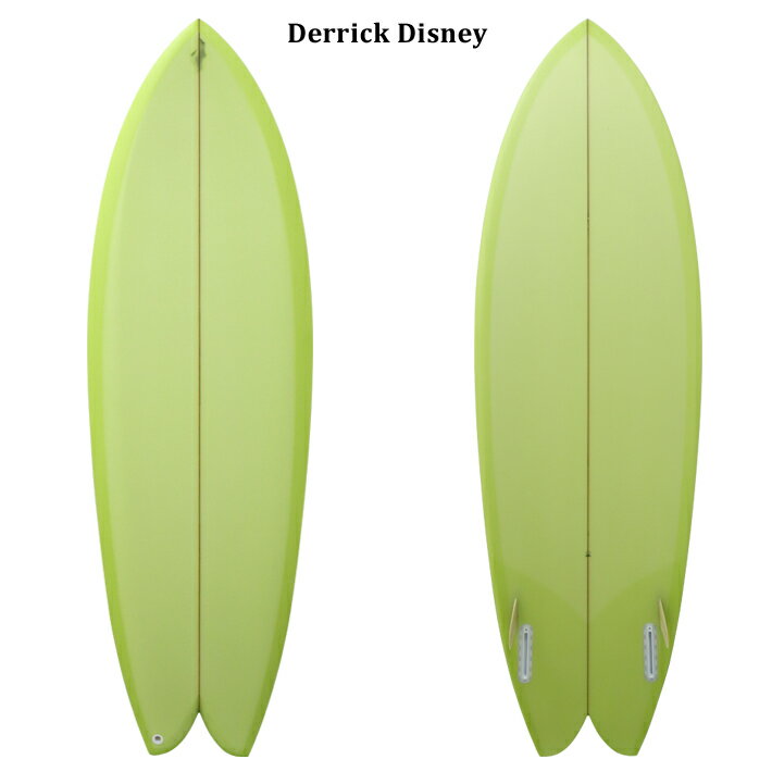 DERRICK DISNEY SURFBOARDS デリック ディズニーシェイプTWINZER FISH MODEL 5’9” VISSLA(ヴィスラ)の看板ライダーDERRICK DISNEYシェイプ送料無料