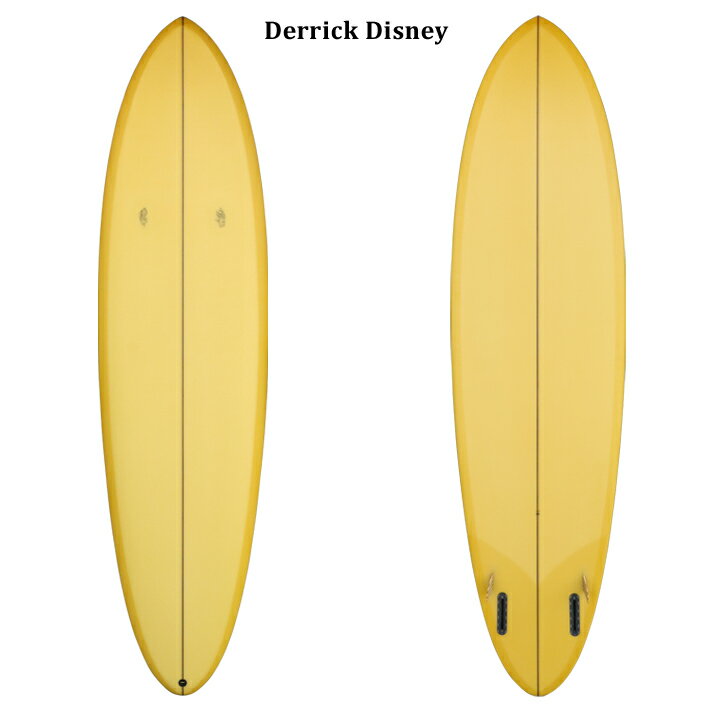 DERRICK DISNEY SURFBOARDS デリック ディズニーシェイプMIDZR MODEL 7’5” VISSLA(ヴィスラ)の看板ライダーDERRICK DISNEYシェイプ※別途送料