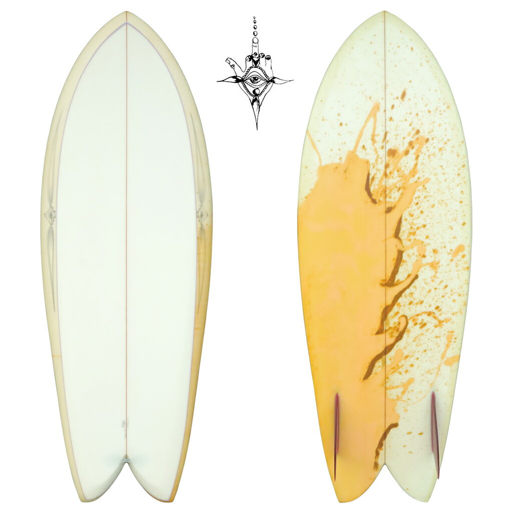 RYAN BURCH SURFBOARDS ライアンバーチ サーフボード SQUIT FISH MODEL 5’1” 1/2 サーフィン フィッシュモデル マリンスポーツ