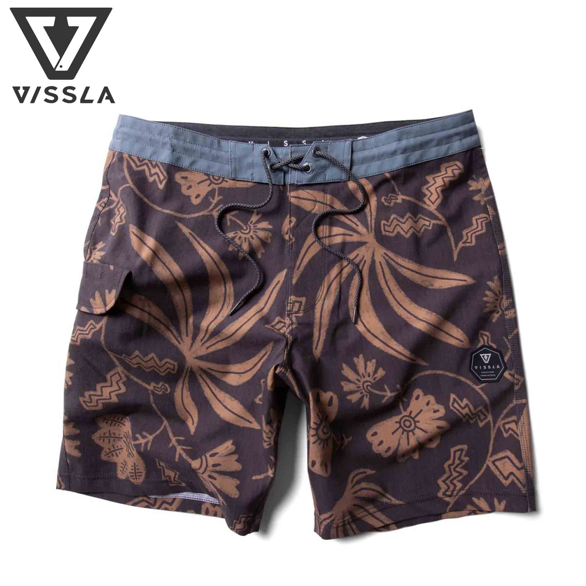 ボードショーツ 海パン VISSLA ヴィスラ ” Piha 18.5” Boardshort ” M1211PIH2301 メンズ ボトムス ハーフパンツ 水着