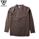 VISSLA ヴィスラ ”UNDEFINED LINES ECO LS SHIRT” M5171SDD2301 長袖 シャツ ワイシャツ チェックシャツ サーフィン