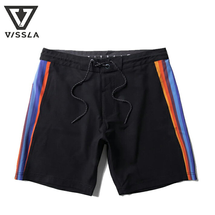 ボードショーツ VISSLA ヴィスラ ”TRIMLINE 17.5” BOARDSHORT” M1171TRI2301 メンズ ボトムス 水着