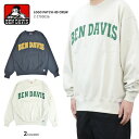 yN[|zzz BEN DAVIS xfCrX g[i[ LOGO PATCH HD CREW XEFbg t[X M-XL C-2780036