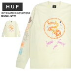 【割引クーポン配布中】 HUF × Smashing Pumpkins ハフ × スマッシング・パンプキンズ ロンT CRUSH L/S TEE 長袖 Tシャツ カットソー トップス メンズ M-XL ボーン TS02212 【単品購入の場合はネコポス便発送】