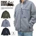 ファーストダウン ボアジャケット メンズ 【割引クーポン配布中】 FIRST DOWN ファーストダウン ジャケット TUMBLING BOA BLOUSON JACKET タンブリングボアブルゾン アウター ブルゾン メンズ M-XL ブラック グレー オリーブ F842515E 【バーゲン】