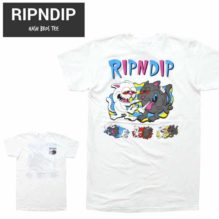 ڳݥ RIPNDIP åץǥå T HASH BROS TEE Ⱦµ åȥ ȥåץ S-XL ۥ磻 RND4176 ñʹξϥͥݥȯ