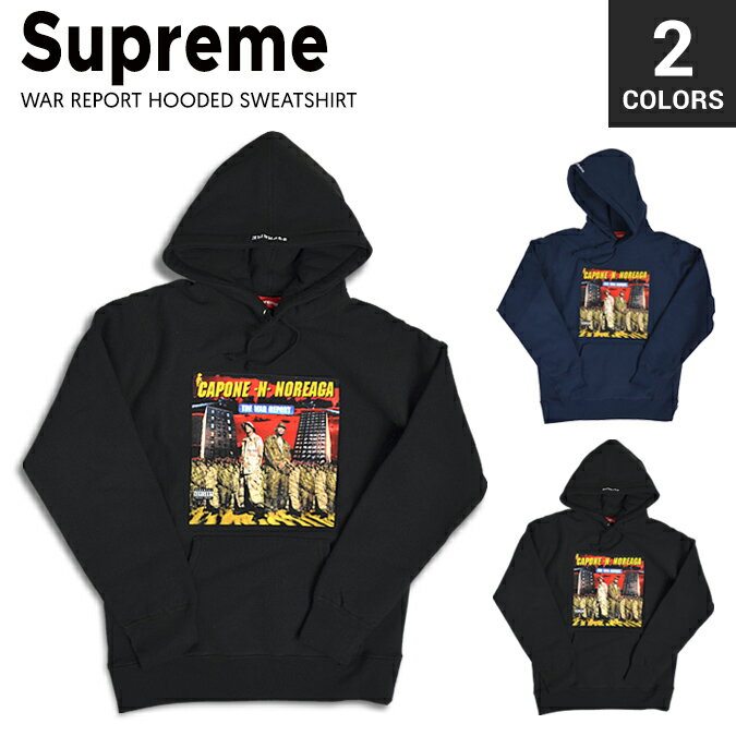 【割引クーポン配布中】 Supreme / シュプリーム THE WAR REPORT HOODED SWEATSHIRT プルオーバー パーカー スウェット メンズ ストリート スケート SUPREME 【RCP】