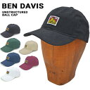 BEN DAVIS (ベンデイビス) キャップ UNSTRUCTURED BALL CAP 帽子 ストラップバックキャップ アメリカ直営店買付の本物/正規品 サイズ/ONESIZE (アジャスターにて調節可能) フロントにブランドラベルを配置 ボディにはウォッシュ加工が施されています。 男女共に人気の6パネルキャップ 素材/100% コットン 生産国/CHINA 状態/新品■ ブランド説明 BEN DAVIS / ベンデイビス 1945年創業、サンフランシスコの老舗ワークウェアレーベルであるベン・デイビス。 アイコンである”スマイリング・ゴリラ”が織り込まれたレーベルは、 それだけでアメリカ西海岸の風とワークウェアカンパニーとしての歴史を感じさせるものとして、 アメカジファンからストリートカルチャーを支持する若者まで幅広く認知されています。 ■ アイテム説明 UNSTRUCTURED BALL CAP フロントにブランドラベルを配置 ボディにはウォッシュ加工が施されています。 男女共に人気の6パネルキャップ アイテム：UNSTRUCTURED BALL CAP 素材：100% コットン 生産国：CHINA カラー：ブラック、ネイビー、ホワイト、カーキ、ハンターグリーン、バーガンディ 状態：新品 ※商品によっては紙タグ、プライスタグなどが取れてしまっている商品もございます。 ※お客様のPCモニターによって、実際の商品の色合いと異なって見える場合がございます。 ※生産時期によって仕様変更もございます。 予めご了承くださいませ。 ■ サイズ サイズ ONESIZE(アジャスターにて調節可能) ※ 当店平置きにて採寸しております為、多少の誤差はご了承くださいませ。