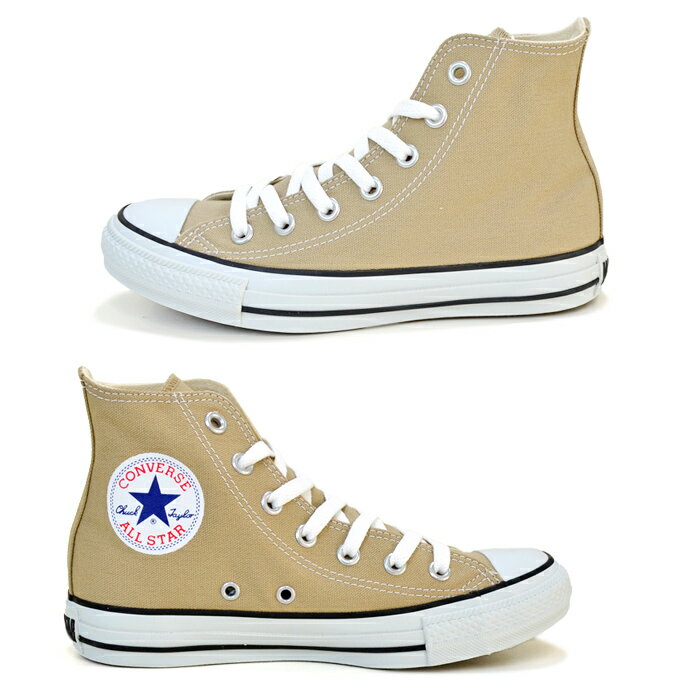 【割引クーポン配布中】 CONVERSE コンバース CANVAS ALL STAR COLORS HI キャンバス オールスター ハイカット スニーカー 靴 シューズ ベージュ 32664389