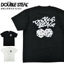 【割引クーポン配布中】 DOUBLE STEAL ダブルスティール Tシャツ タギングダイス S/S T-SHIRT TEE 半袖 カットソー トップス メンズ ホワイト L-XXL 933-12041 【単品購入の場合はネコポス便発送】