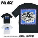 【割引クーポン配布中】 PALACE SKATEBOARDS / パレス スケートボード GETTING HIGHER T-SHIRT Tシャツ 半袖 TEE カットソー メンズ ストリート スケート 【バーゲン】