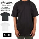 SHAKA WEAR (シャカウェア) Tシャツ 7.5 OZ MAX HEAVYWEIGHT SHORT SLEEVE TEE ヘビーウェイト Tシャツ 半袖 カットソー 無地 サイズ（平置cm） Sサイズ　身丈73cm 身幅45cm 袖丈(肩上から)21cm 肩幅40cm Mサイズ　身丈75cm 身幅50cm 袖丈(肩上から)22cm 肩幅46cm Lサイズ　身丈77cm 身幅55cm 袖丈(肩上から)24cm 肩幅50cm XLサイズ　身丈79cm 身幅60cm 袖丈(肩上から)26cm 肩幅55cm ※当店平置きにて採寸しております為、多少の誤差はご了承ください。 7.5オンスで耐久性があり、型崩れが少ないUSAコットンを使用したシャカウェア定番の一枚。 肉厚な生地で1枚での着用も安心です。また、首元のリブもしっかりしたタフな作り。 シンプルで使い勝手の良い無地Tシャツ。 素材/100% コットン 状態/新品■ ブランド説明 SHAKA WEAR / シャカウェア アメリカのロサンゼルスで誕生し、ハイクオリティな無地アパレルを展開するブランドで ベーシックなTシャツからアウター、ベースボールシャツのような変わり種まで幅広いアイテムを取り揃えております。 LAのストリートやアーティストなど多くのファンを獲得し、世界中に人気が広がっています。 ■ アイテム説明 7.5オンス ヘビーウェイト Tシャツ 7.5オンスで耐久性があり、型崩れが少ないUSAコットンを使用したシャカウェア定番の一枚。 肉厚な生地で1枚での着用も安心です。また、首元のリブもしっかりしたタフな作り。 シンプルで使い勝手の良い無地Tシャツ。 アイテム：7.5オンス ヘビーウェイト Tシャツ 素材：100% コットン(USコットン 7.5オンス) 生産国：HONDURAS カラー：ブラック、ホワイト 状態：新品 ※商品によっては紙タグ、プライスタグなどが取れてしまっている商品もございます。 ※お客様のPCモニターによって、実際の商品の色合いと異なって見える場合がございます。 予めご了承くださいませ。 ■ サイズ サイズ S M L XL 着丈 73cm 75cm 77cm 79cm 身幅 45cm 50cm 55cm 60cm 袖丈 21cm 22cm 24cm 26cm 肩幅 40cm 46cm 50cm 55cm ※ 当店平置きにて採寸しております為、多少の誤差はご了承くださいませ。