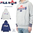 楽天Slow time life【割引クーポン配布中】 FILA HERITAGE フィラ ヘリテージ × MAJORFORCE メジャーフォース パーカー PULLOVER HOODIE プルオーバー パーカー スウェット フリース ネイビー グレー M-XL FS0100 【バーゲン】