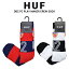 【割引クーポン配布中】 HUF ハフ DBC FC PLAY MAKER CREW SOCK ソックス 靴下 メンズ スケートソックス ハイソックス ストリート スケート 【ネコポス便発送で送料無料】