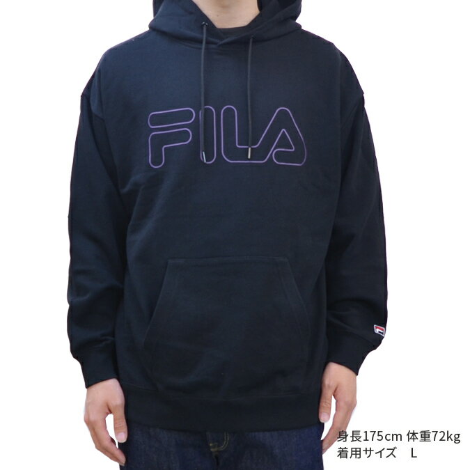 【割引クーポン配布中】 FILA HERITAGE フィラ ヘリテージ LOGO PULLOVER HOODIE プルオーバー パーカー スウェット フリース ストリート FM9510 【バーゲン】