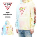 yN[|zzz GUESS QX p[J[ Mickey & Friends Triangle Logo Hooded Parka XEFbg t[X  M-XL }` ML1K7777DM