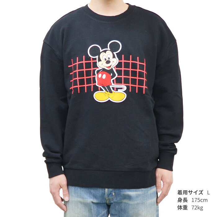 GUESS ゲス スウェット Mickey & Friends Crew-Neck Sweat クルーネック トレーナ...