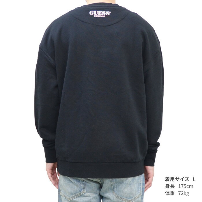 GUESS ゲス スウェット Mickey & Friends Crew-Neck Sweat クルーネック トレーナ...