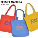 【割引クーポン配布中】 Deus Ex Machina デウス エクス マキナ SUNNY TOTE BAG トートバッグ 鞄 BAG ショルダー エコバッグ メンズ レディース ユニセックス DMP87585