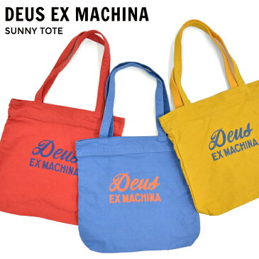 【割引クーポン配布中】 Deus Ex Machina デウス エクス マキナ SUNNY TOTE BAG トートバッグ 鞄 BAG ショルダー エコバッグ メンズ レディース ユニセックス DMP87585