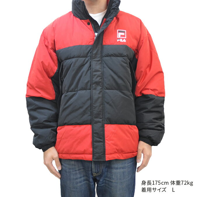 【割引クーポン配布中】 FILA HERITAGE フィラ ヘリテージ DOWN COAT JACKET 中綿ジャケット ダウンジャケット メンズ アウター ブルゾン ストリート FM9505 【バーゲン】