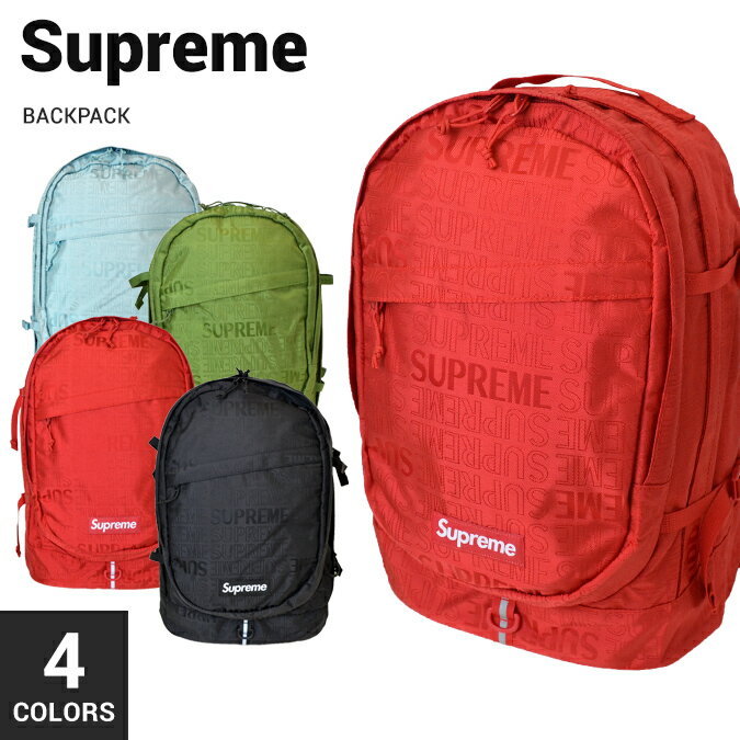 【割引クーポン配布中】 Supreme シュプリーム BACKPACK バックパック リュック メンズ レディース ユニセックス ストリート スケート BAG バッグ 鞄
