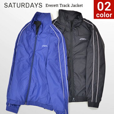 【割引クーポン配布中】 SATURDAYS NYC サタデーズ ニューヨークシティ Everett Nylon Track Jacket ナイロン トラックジャケット ブルゾン ジャケット アウター メンズ ストリート サーフ