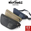 ワイルドシングス ウエストポーチ レディース 【割引クーポン配布中】 WILD THINGS ワイルドシングス WAIST BAG ウエストバッグ ショルダーバッグ ボディバッグ 鞄 メンズ レディース ユニセックス カジュアル アウトドア WT-380-0135 【単品購入の場合はネコポス便発送】