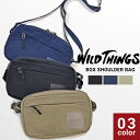 ワイルドシングス サコッシュ メンズ 【割引クーポン配布中】 WILD THINGS ワイルドシングス BOX SHOULDER BAG ナイロン サコッシュ バッグ ショルダーバッグ 鞄 メンズ レディース ユニセックス カジュアル アウトドア WT-380-0138 【単品購入の場合はネコポス便発送】