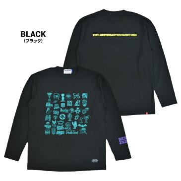 【割引クーポン配布中】 DOUBLE STEAL ダブルスティール ロンT XXTH ANNIVERSARY L/S T-SHIRT TEE Tシャツ 長袖 カットソー ストリート メンズ 【単品購入の場合はネコポス便発送】