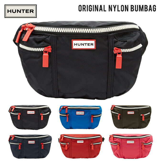 ハンター ウエストポーチ レディース 【割引クーポン配布中】 HUNTER ハンター ORIGINAL NYLON BUMBAG ボディバッグ オリジナル ナイロン バムバッグ ウエストバッグ ショルダーバッグ 鞄 メンズ レディース ユニセックス UBP7020KBM 【ネコポス便発送で送料無料】