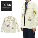 【割引クーポン配布中】 ティーシーエスエス シャツ TCSS RIPE L/S SHIRT ワークシャツ 長袖 メンズ S-XL ホワイト LS1824 【売り尽くし】