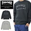 ڳݥ THRASHER å㡼 ȥ졼ʡ NEW RELIGION WORLDWIDE CREW SWEAT 롼ͥå å ե꡼ ֥å 졼  M-XL TH94150