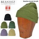  Beaniiez ビーニーズ Accent Acrylic ニット帽 ニットキャップ 帽子 カナダ製 