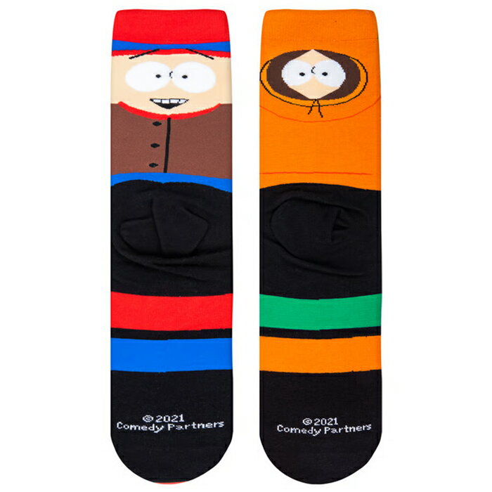 【割引クーポン配布中】 ODD SOX オッドソックス ソックス 靴下 SOUTH PARK GANG CREW SOCKS クルーソックス サウスパーク 【メール便発送で送料無料】